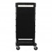 Hairdressing Trolley GABBIANO FT65 Black/White